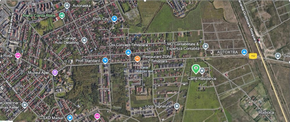 Teren de vânzare   Giroc, 842 mp, intravilan, curți-construcții