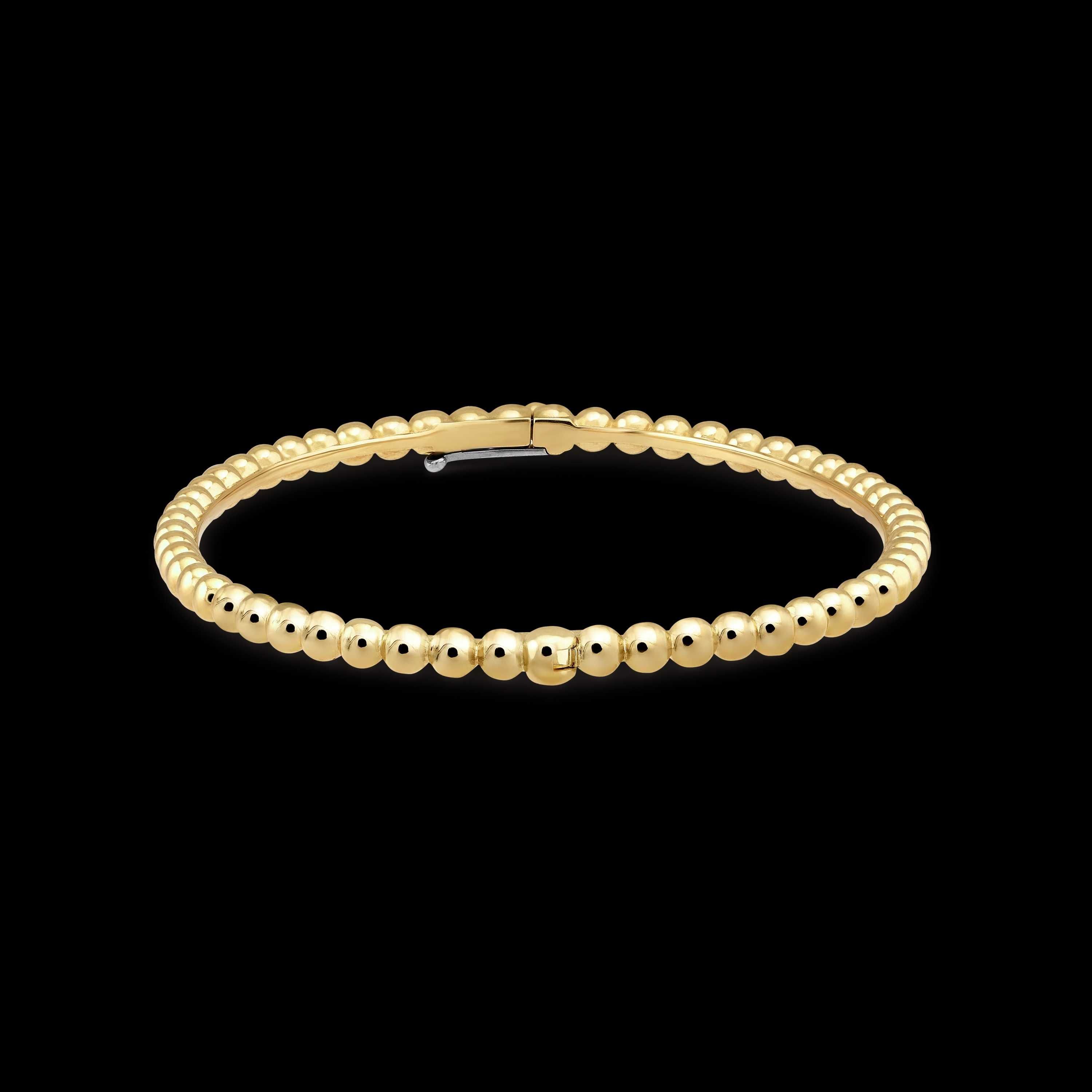 Van Cleef & Arpels VCA Gold Perlée Pearls Дамска Гривна