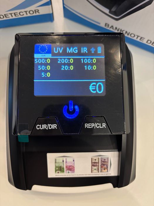 Детектор за пари( банкноты евро и лев)