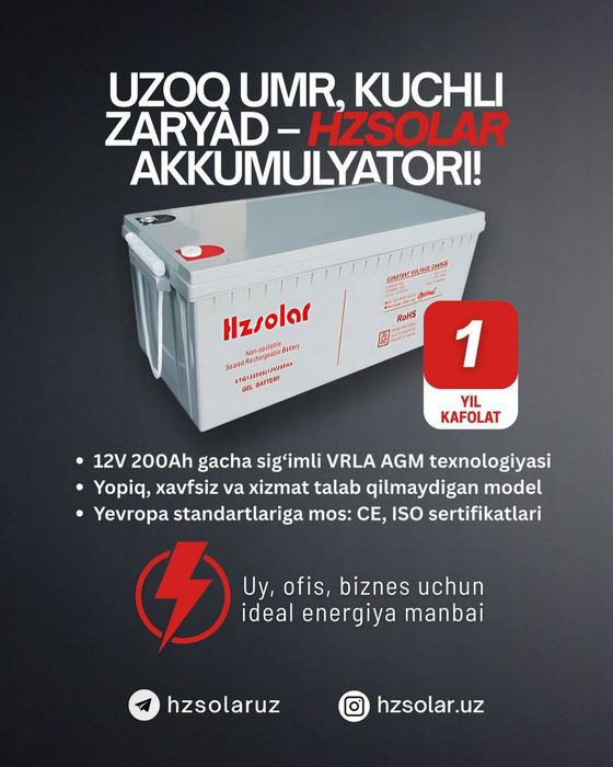 Quyosh panellari oʻrnatamiz arzon narxlarda