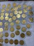 Monede franc joshep placate cu aur 24k
