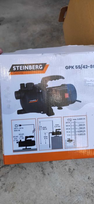 Градинска помпа STEINBERG GPK 55/42-800 S