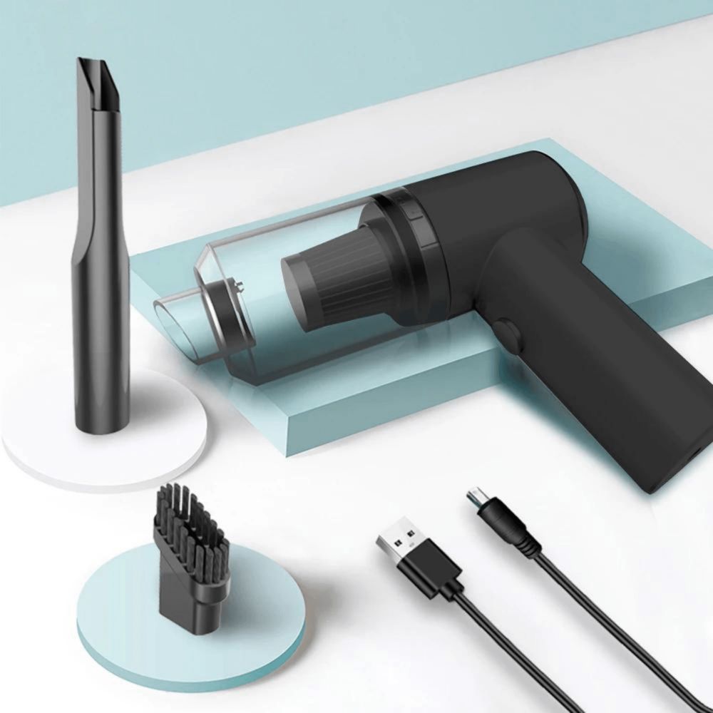 Aspirator auto portabil, 2 in 1, fara fir, acumulator 2000mAh
