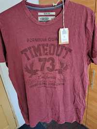 Tricou rosu brbatesc timeout nou marime L