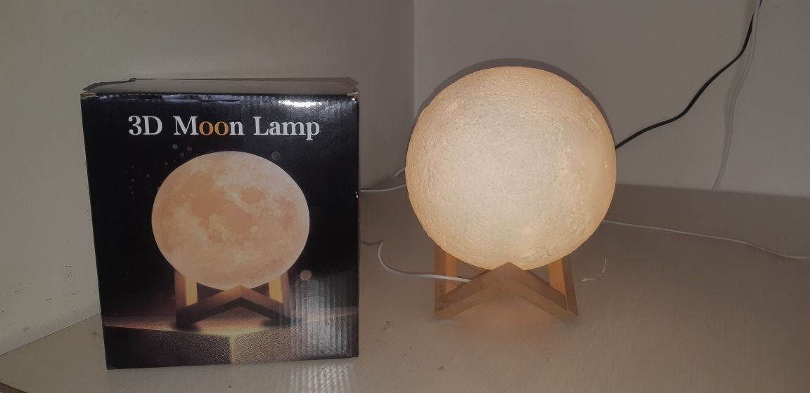Светильник-ночник 3d  Moon Lamp - настольная лампа Большой 20 см