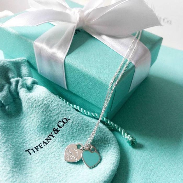 Подвеска Tiffany double heart mini оригинал Тиффани