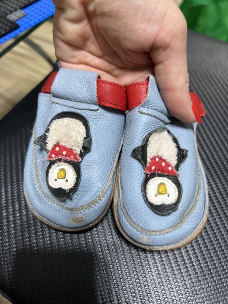 Pantofi piele bebe Tikki