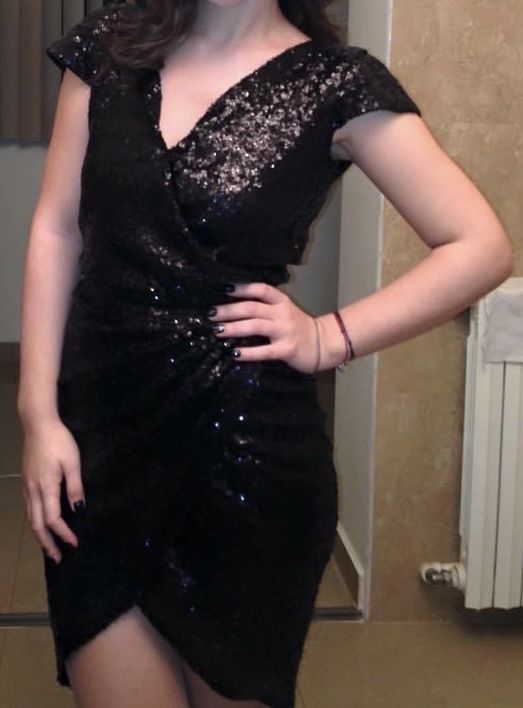 Rochie de seara midi paiete