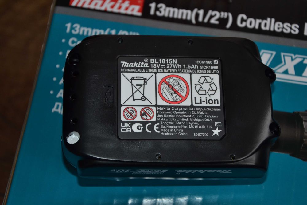 Нова оригинална батерия Makita 18V, 1.5Ah