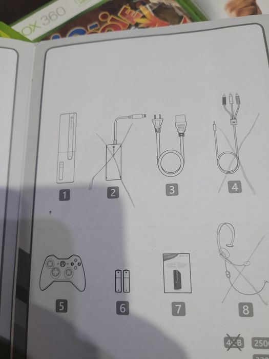 Consola Xbox 360+3 jocuri