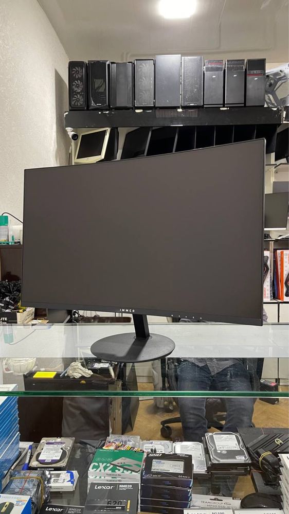 Immer 27 Curved Monitor ips 75hz karopka dok bor ideal