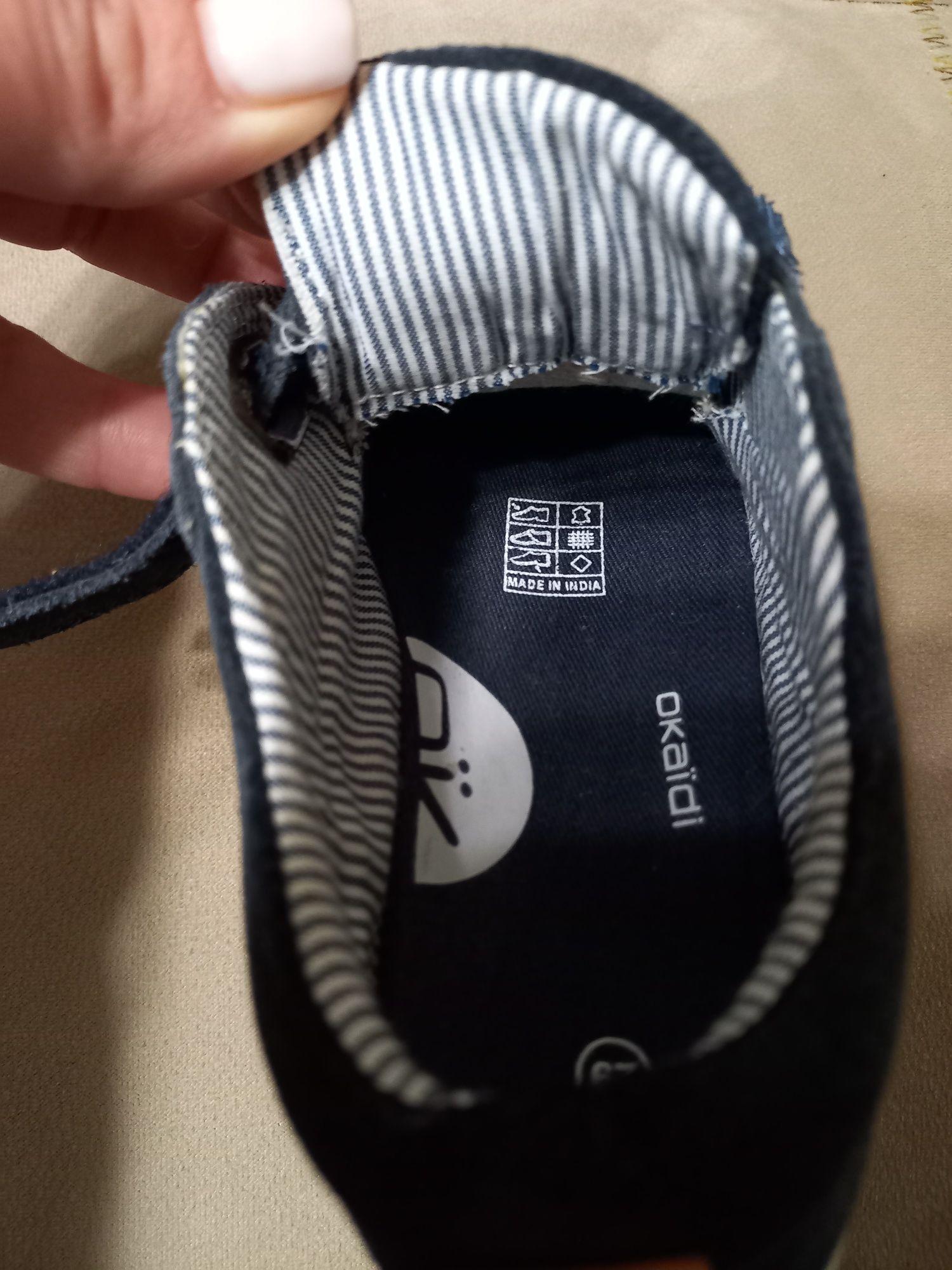 Естествeн велур детски обувки Okaidi 29н.