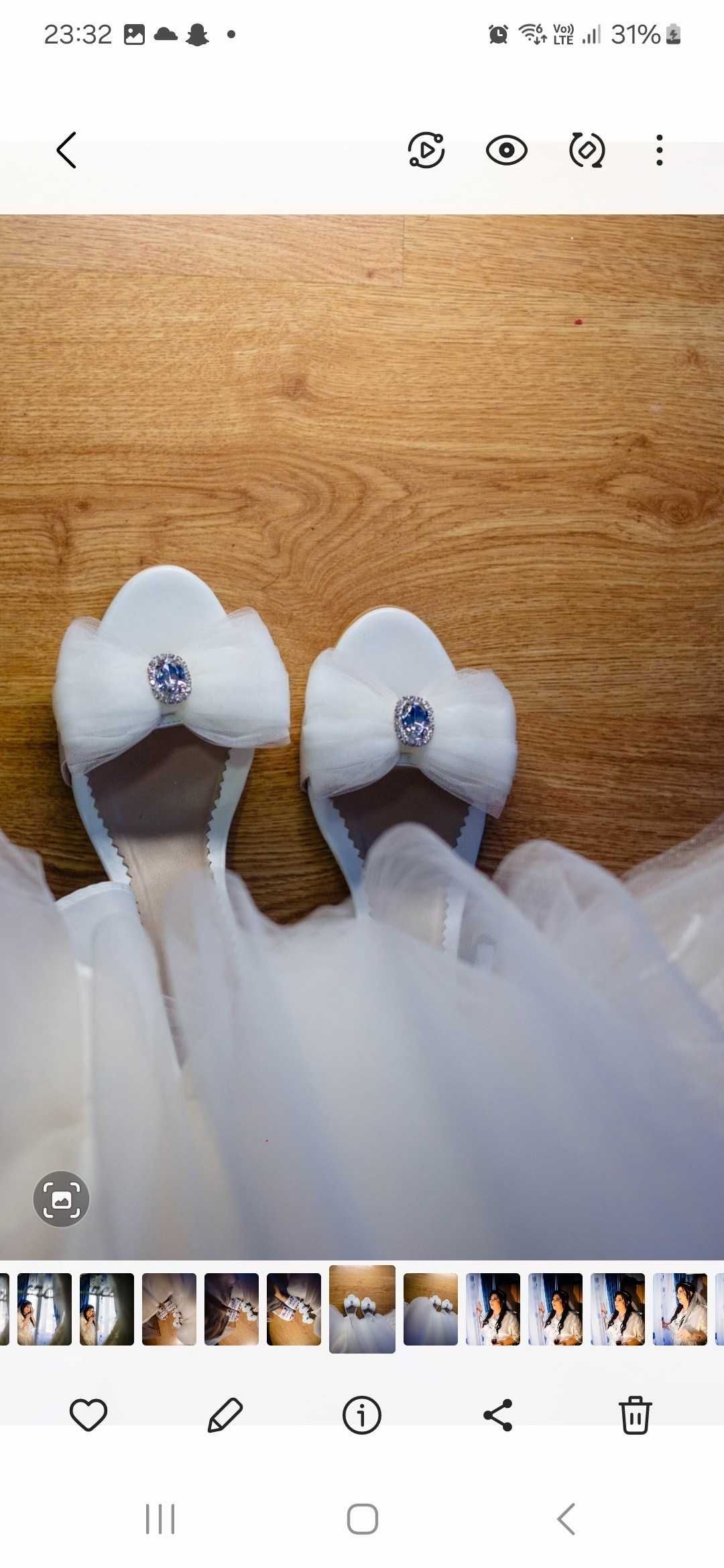 Vand sandale mireasa pentru nunta, cununie