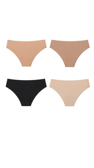 Набор бесшовных трусов 4 шт