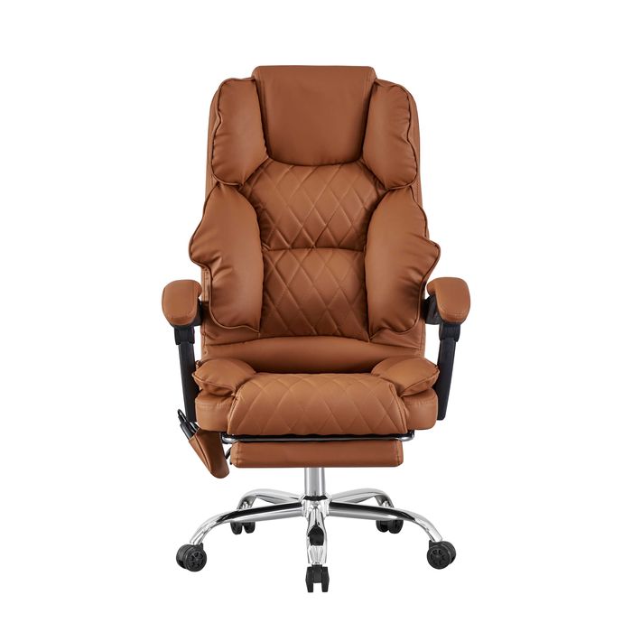 Scaun birou profesional Visoli, functie masaj, cu suport picioare