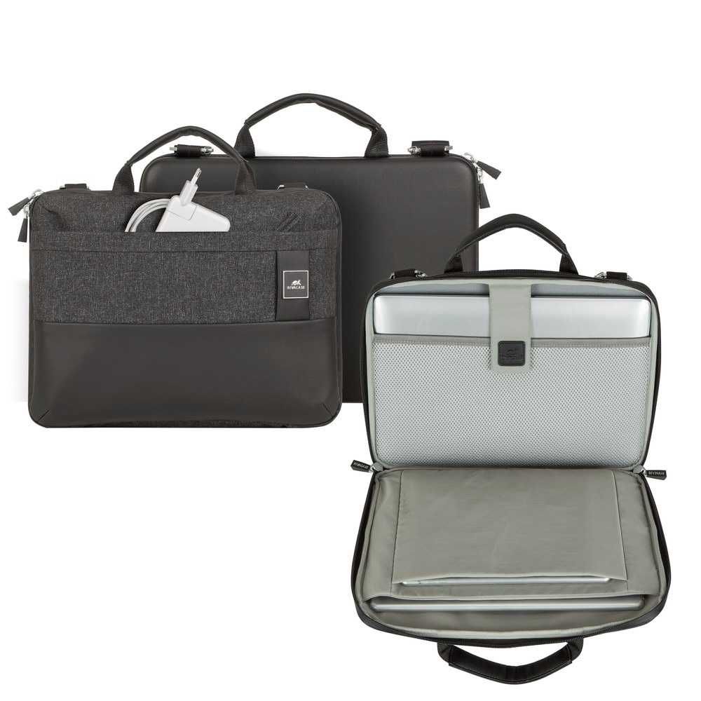 ^ Сумка RIVACASE 8823 black mélange MacBook Pro and Ultrabook 13.3"