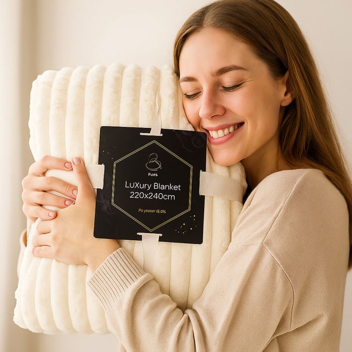 Луксозно меко одеяло- Двулицево - 220x240 см - 3.5кг на бройка