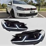 Ново ! LED фарове за VW GOLF 6 визия  volkswagen golf 7 лед 2009-2013