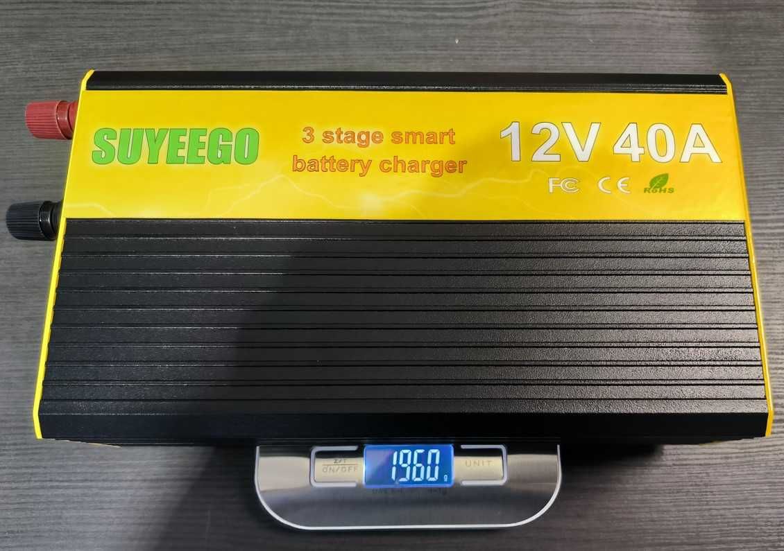 Зарядно устройство Suyeego 40А 12V с 8 режима (триетапно)