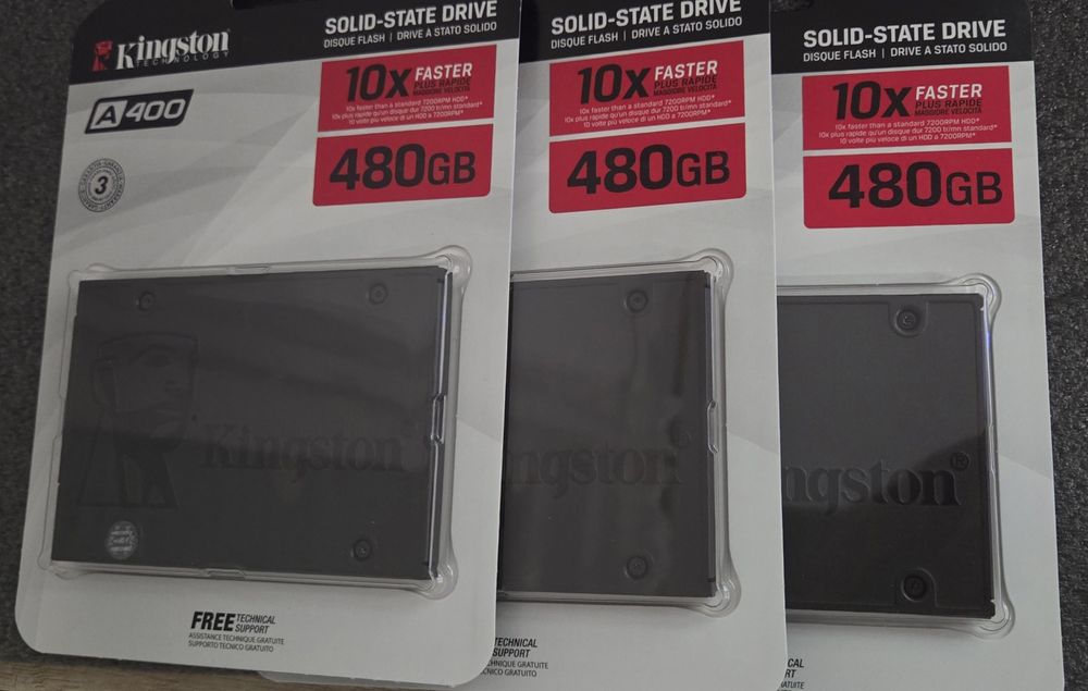 SSD 500GB / 480 Gb Crucial BX500 Sata 3  2.5"