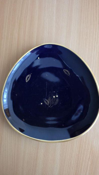 Platou porțelan cobalt Echt Kobalt original,  Made in Germ