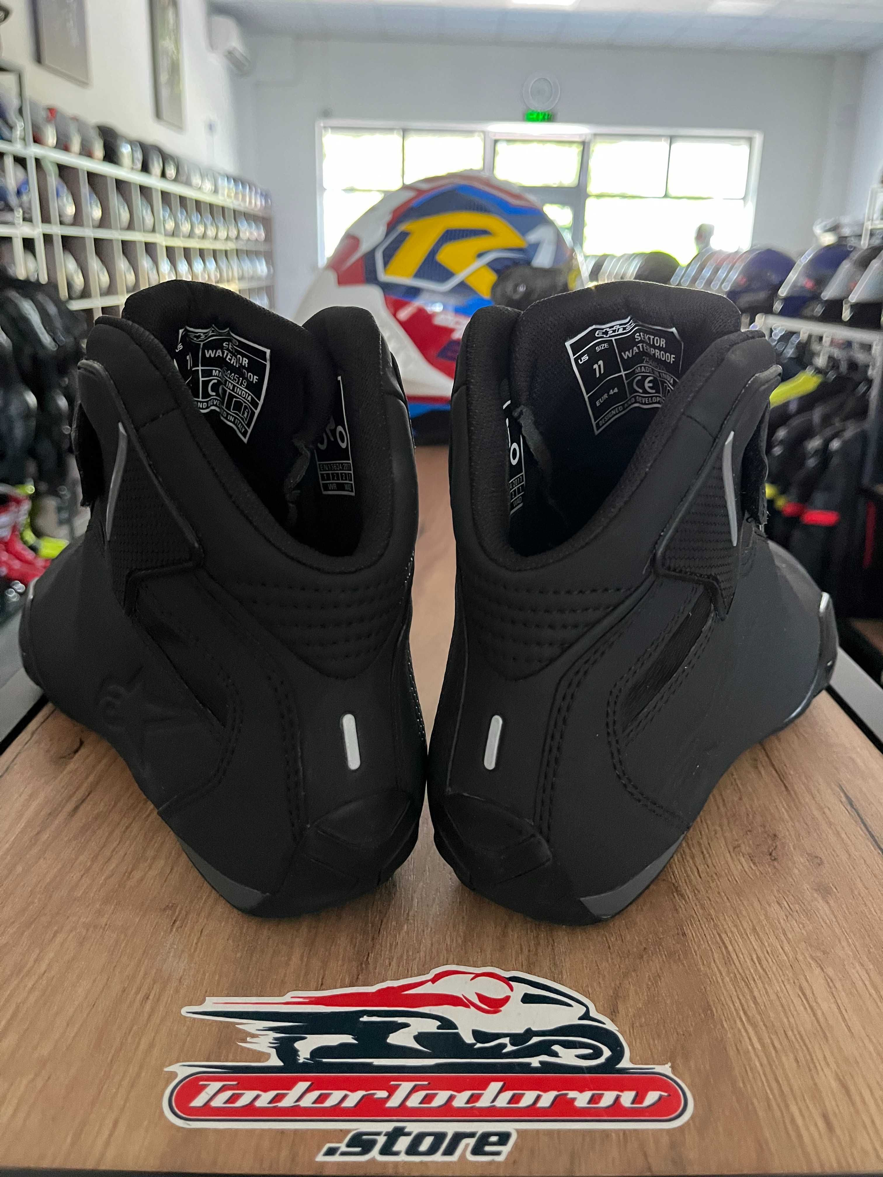 Мото боти ALPINESTARS SEKTOR ,44, като нови,протектори,оригинални