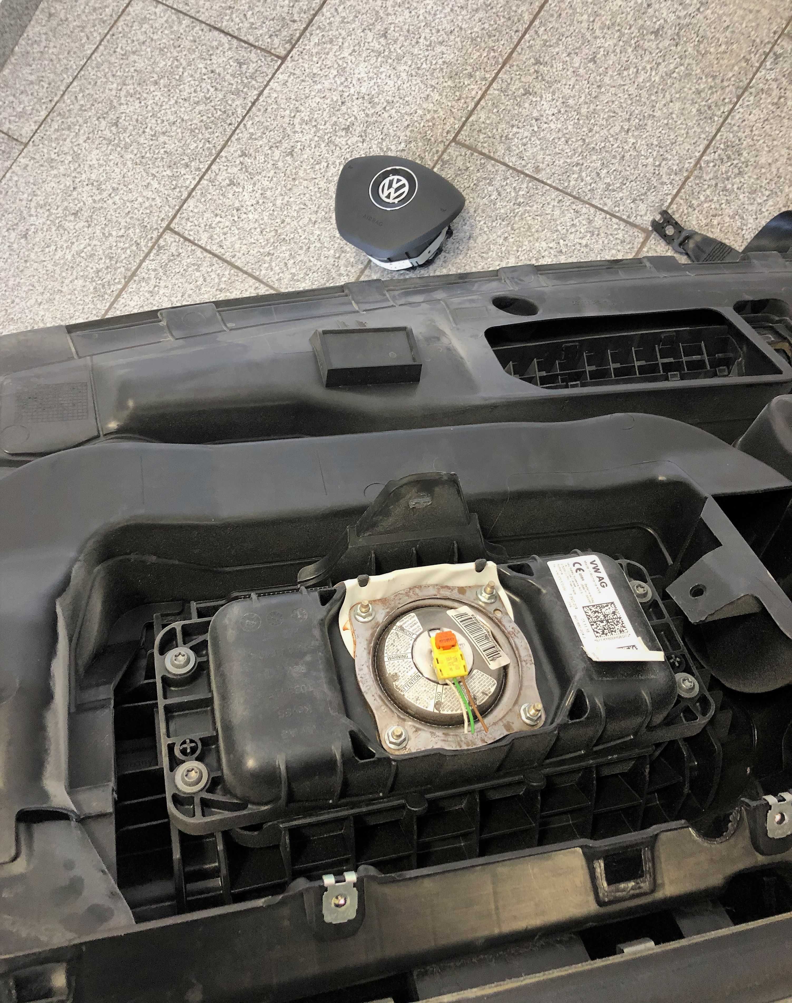 VW Golf 7 kit airbag volan genunchi pasager plansa de bord centuri