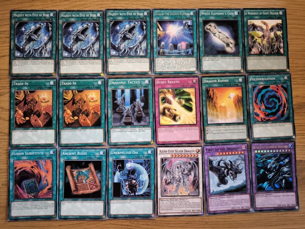 Yugioh Blue Eyes White Dragon deck