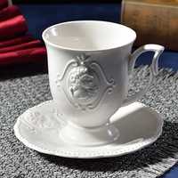 Чашка для кофе чай скандинавский стиль. 350мл.  Цвет -не ярко белый.