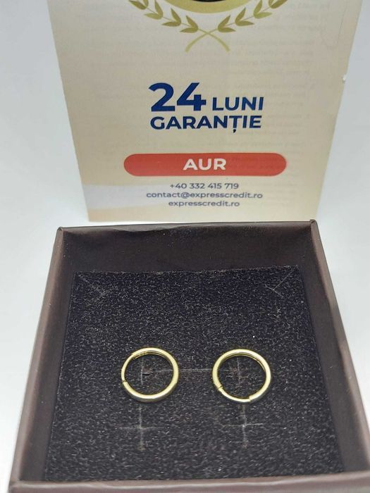 Cercei aur 18k 0.91g (33653/30 Pacurari 2)