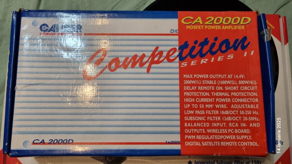 Amplificator auto 2 canale/mono Impact, Caliber, Impulse