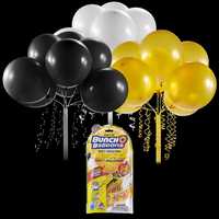 Bunch o Balloons Party Balloons SET REFILL NEGRU/AURIU/ALB