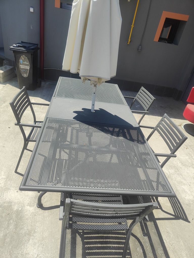 Set Mobilier gradina din fier rezistent