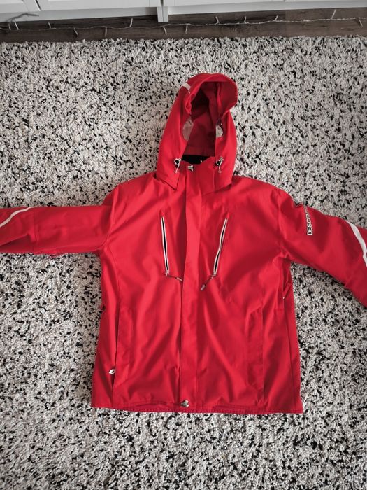 Мъжко ски яке зимно Descente L червено сноуборд зимниг спортове