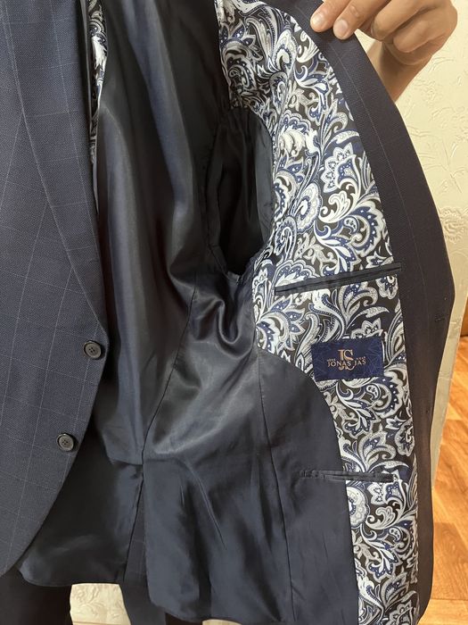 Костюм шалбар темно-синие