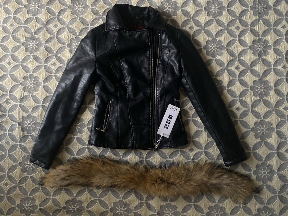 Новая с этикеткой Кожаная куртка торга нет