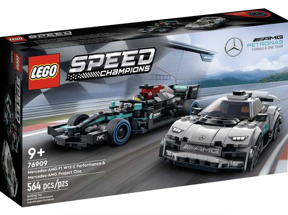 LEGO Speed Champions 76909 — Mercedes-AMG F1 W12 & AMG Project One