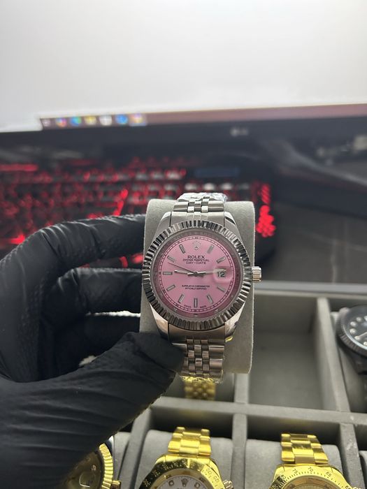 Ceas Datejust Gri Roz Model 5