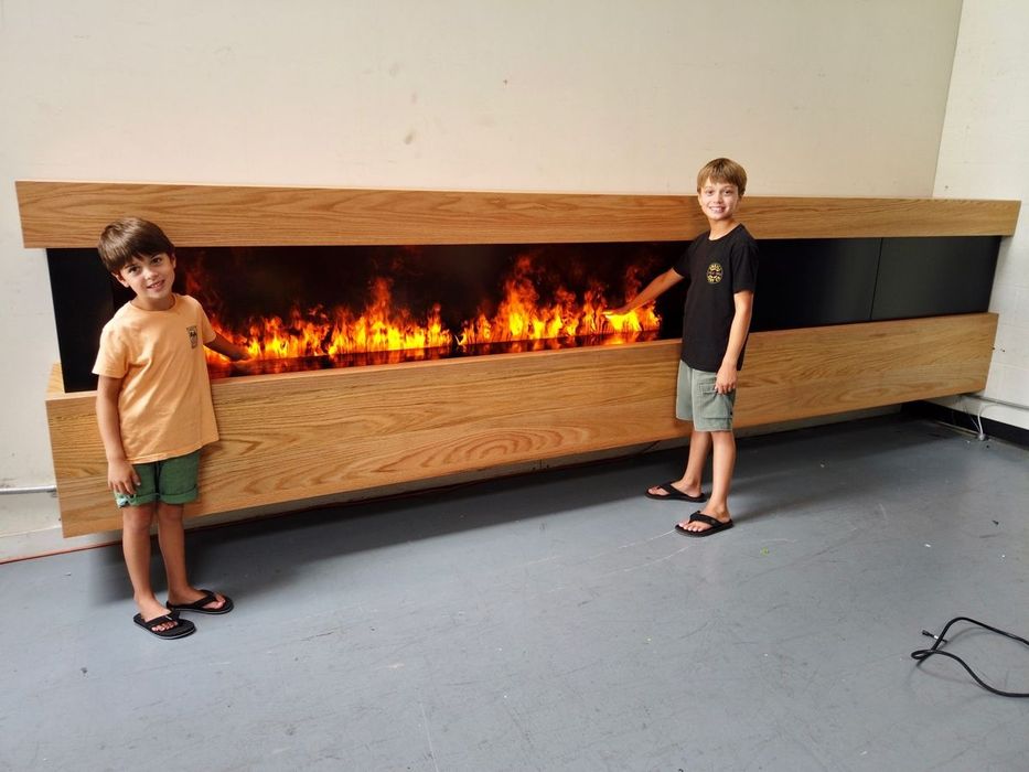 Электрические паровые 3d камины