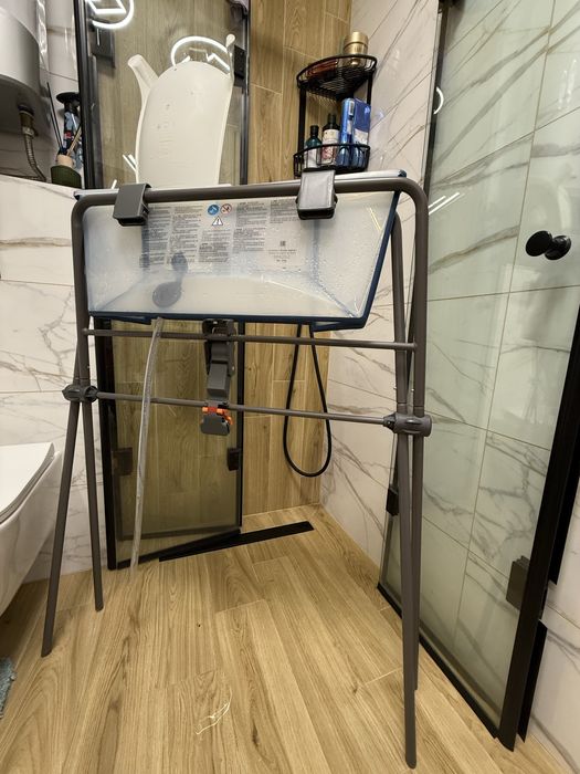 Стойка за вана Stokke Flexi Bath Stand, вана и поставка за новородено