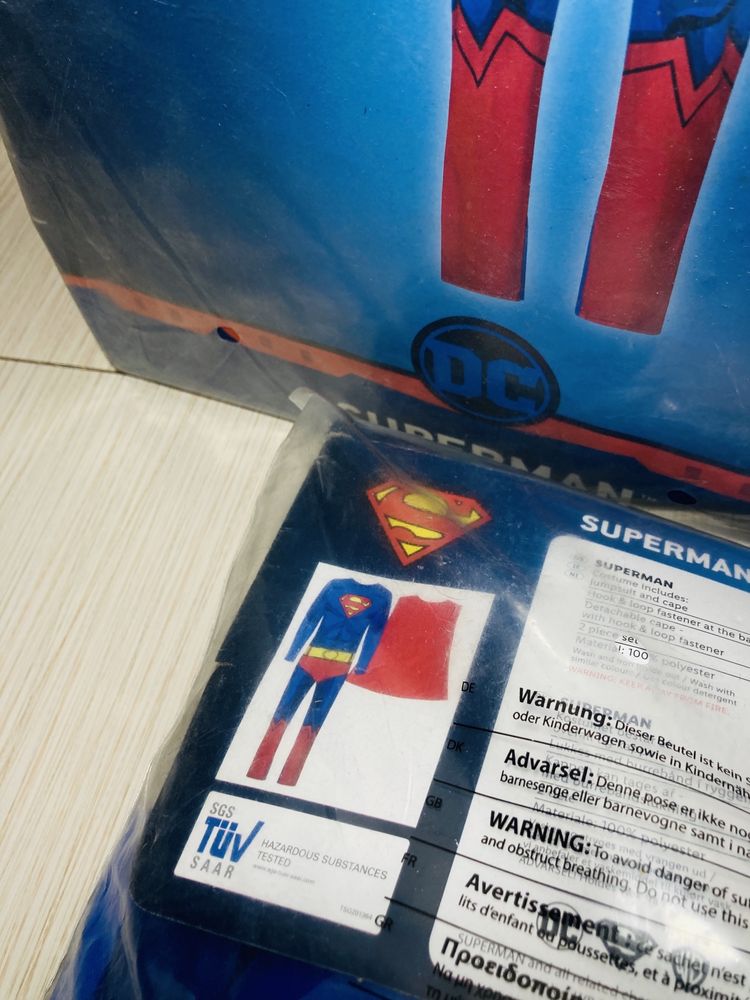 Costum SUPERMAN M/L cu pelerina