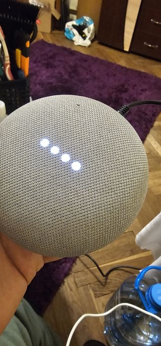 Boxa inteligenta Google Home mini, Gri