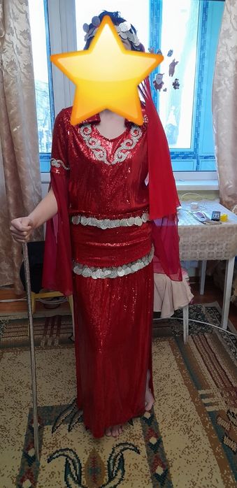 Восточный костюм, с тростью, саиди