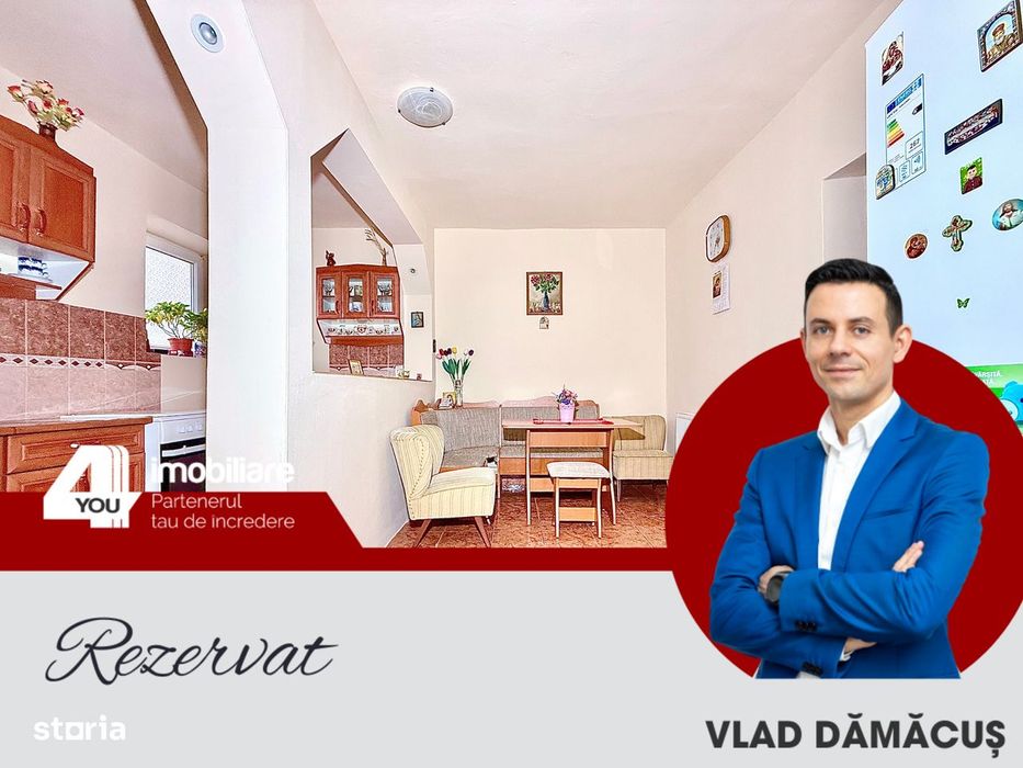 REZERVAT!Casa 3 camere în Semlac, teren 1440 mp, amenajată și mobilată
