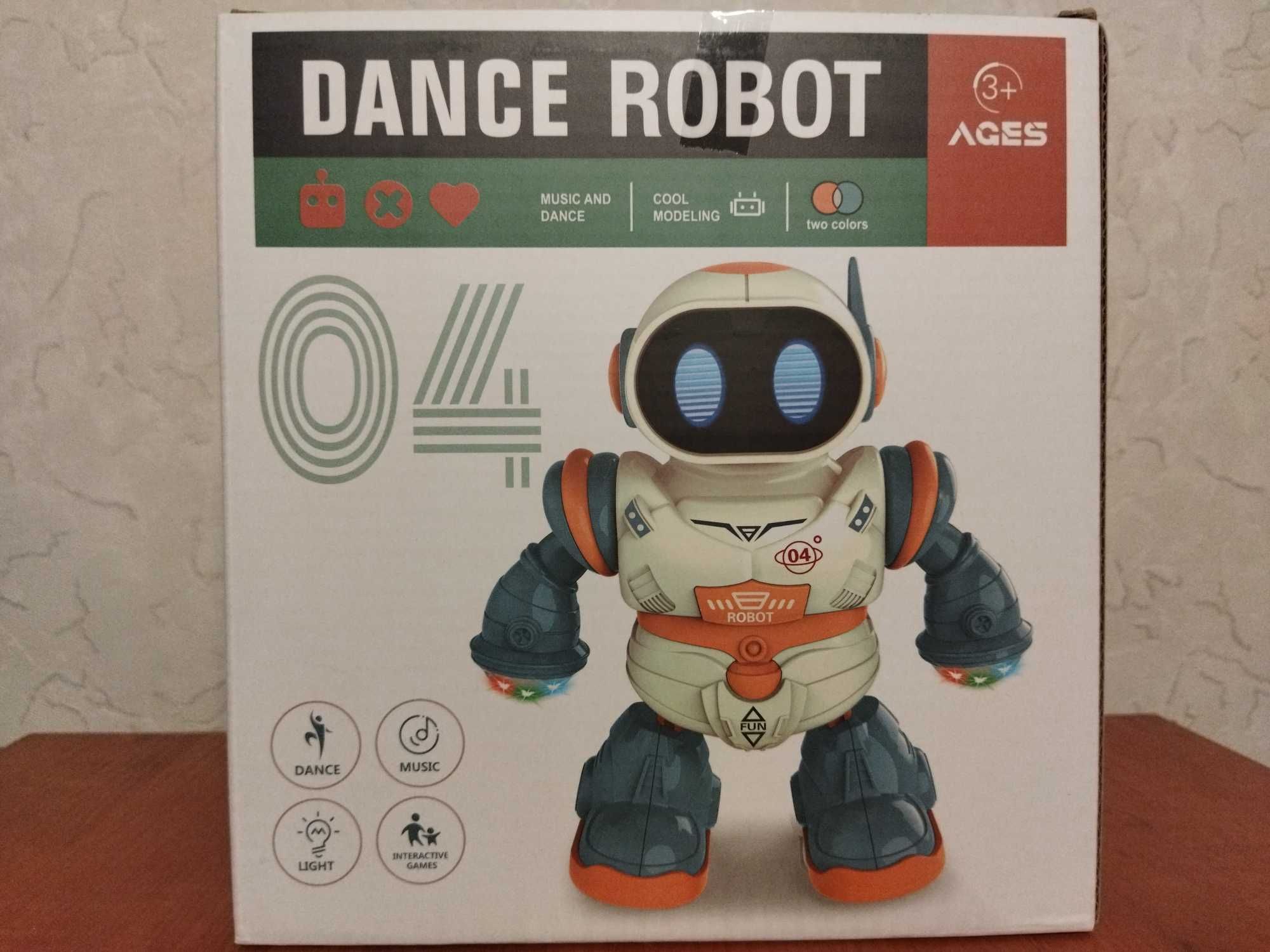 Робот танцующий музыкальный на батарейках