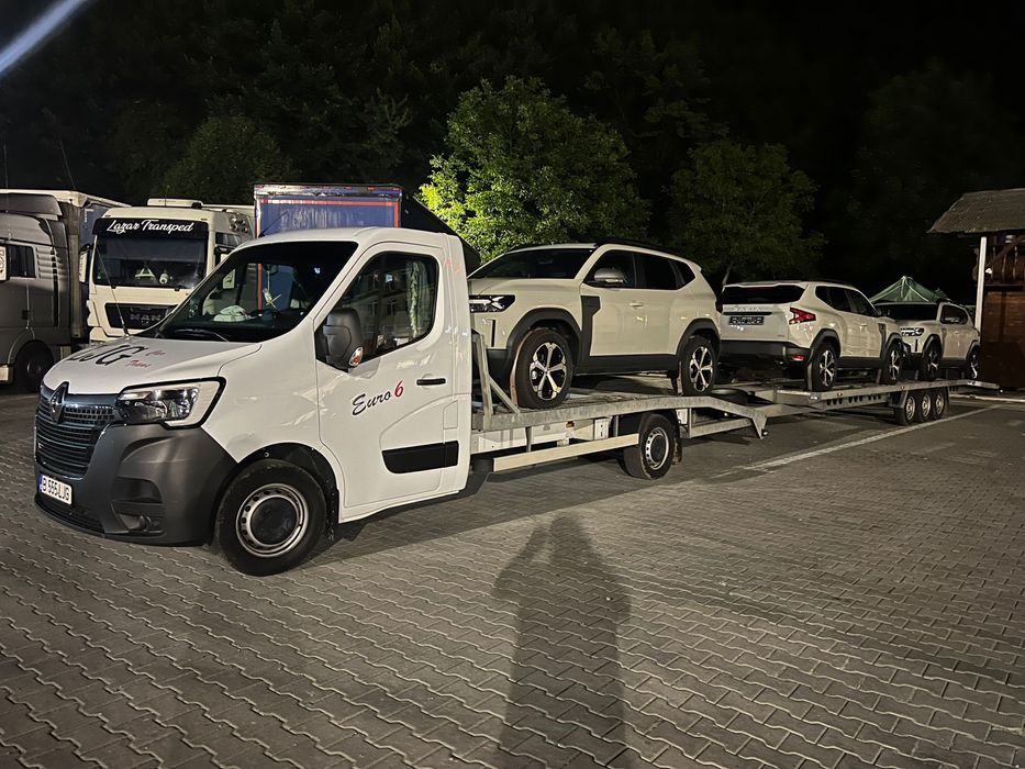 Transport Ro-Germania Ro auto pe platforma tur retur !!!