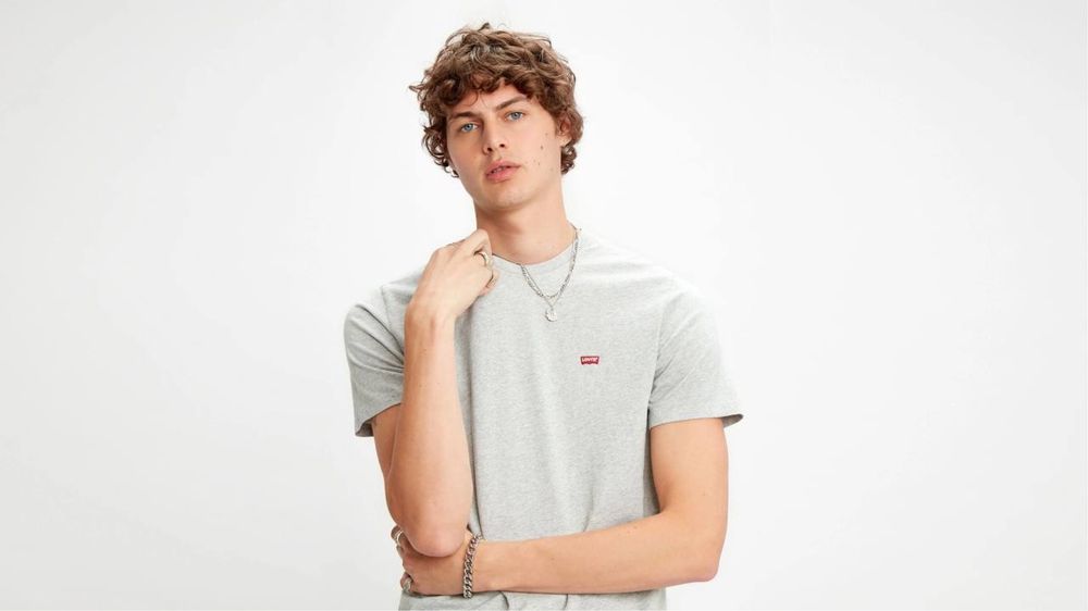 Мужская футболка 100% хлопок  LEVIS