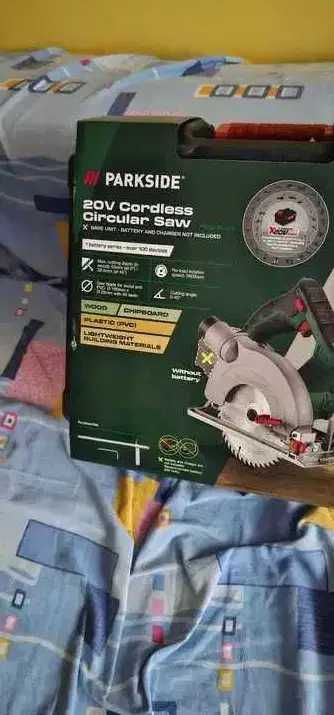 FIerastrau circular fara fir PARKSIDE® 20 V  PHKSA 20 LI C4
