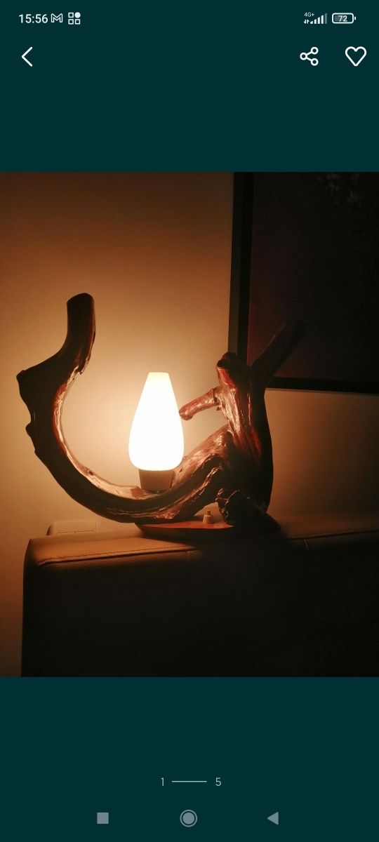 Aplica lustră candelabru rustic corp iluminat
