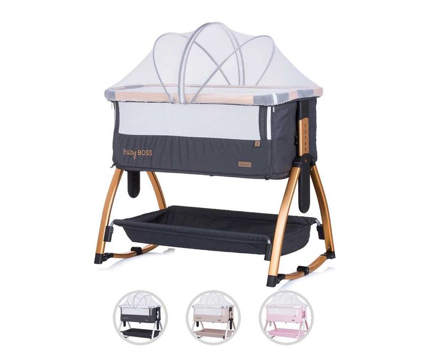 Бебешка кошара с подвижна преграда Chipolino - Baby boss
